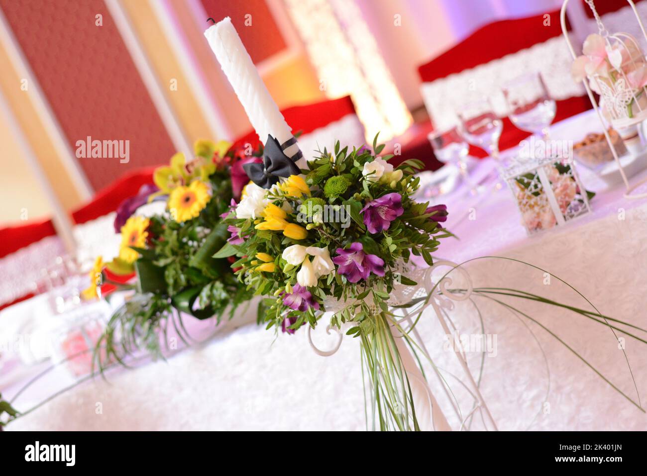 Agencement fleuri élégant Banque D'Images