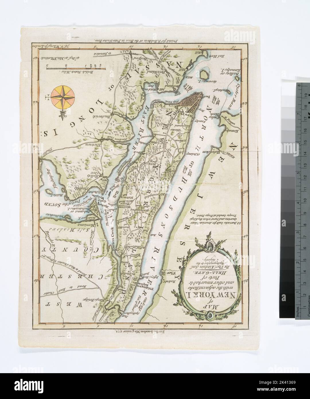 Carte de New York I. : avec les rochers adjacents et d'autres parties remarquables de Hell-Gate carte de l'île de New York : avec les roches adjacentes et d'autres parties remarquables de Hell-Gate Cartographie. Cartes. 1778. Lionel Pincus et Princess Firyal Map Division. New York (New York), Manhattan (New York, New York) Banque D'Images