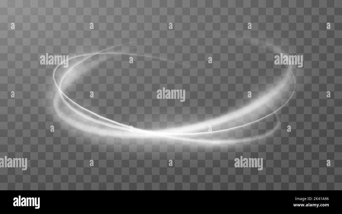 Vitesse de la ligne de néon de l'anneau circulaire à effet lumineux. Fond d'étincelle vectoriel à effet de cercle lumineux. Illustration de Vecteur