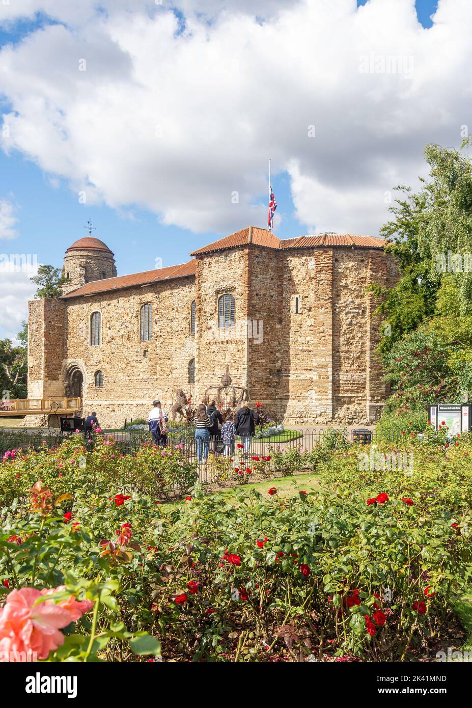 11th Century Colchester Castle, Upper Castle Park, Colchester, Essex, Angleterre, Royaume-Uni Banque D'Images