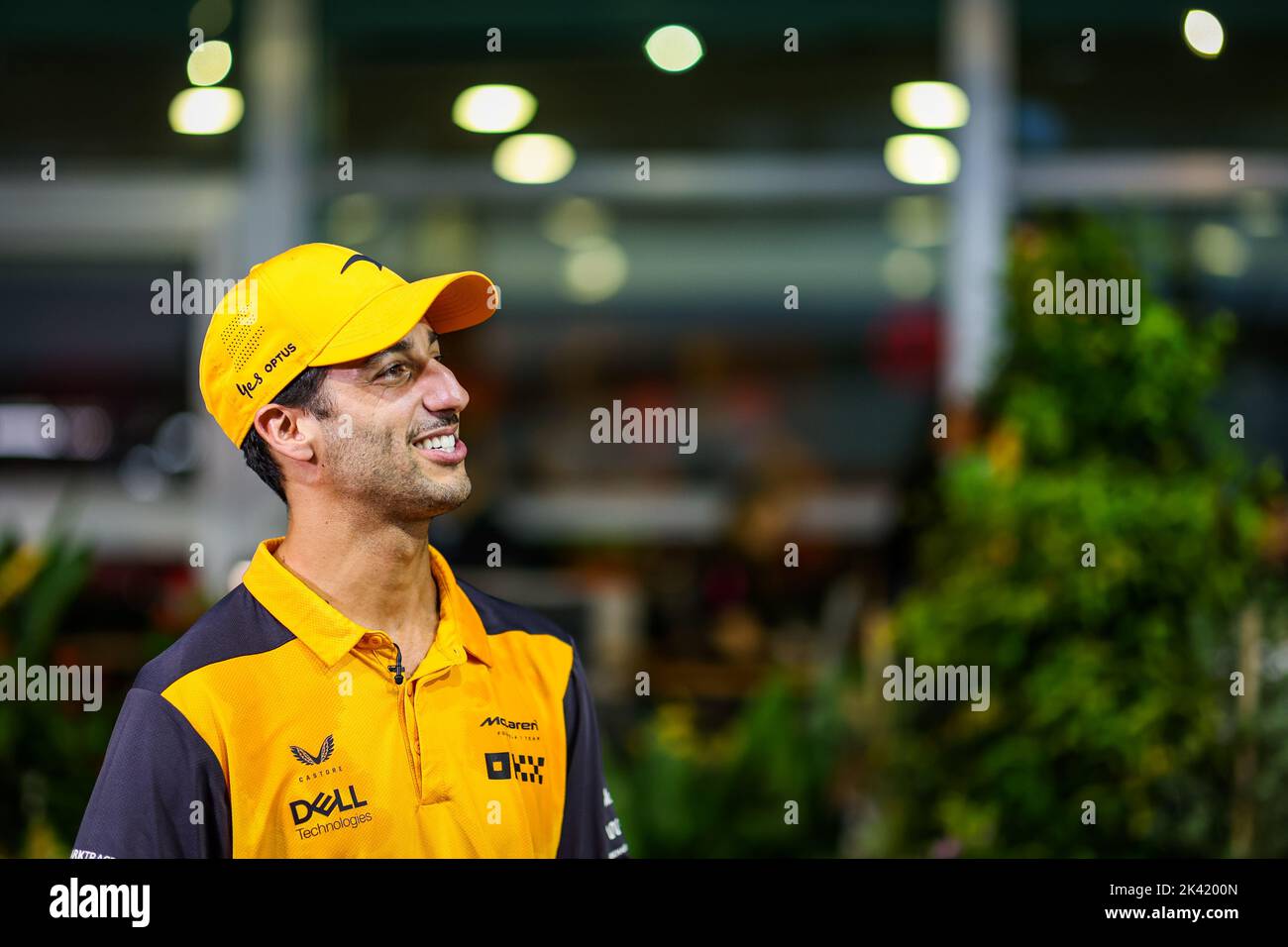 RICCIARDO Daniel (aus), McLaren F1 Team MCL36, portrait pendant la Formule 1 Singapore Airlines Grand Prix de Singapour 2022, 17th tour du Championnat du monde de Formule 1 FIA 2022 de 30 septembre à 02 octobre 2022 sur le circuit de rue de Marina Bay, à Singapour - photo Florent Gooden / DPPI Banque D'Images