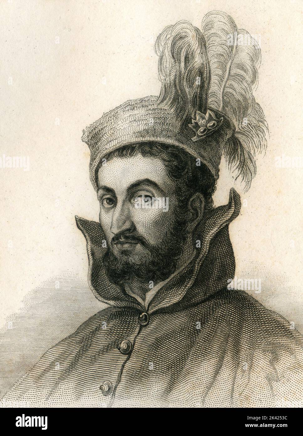 Portrait de la cardinal italienne Hippolyte de' Medici, 1800 ca. Banque D'Images