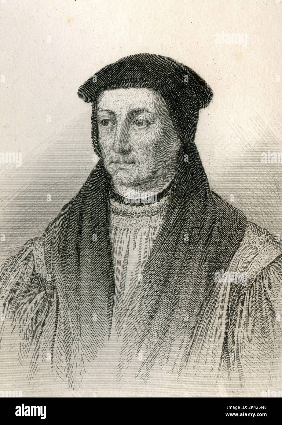 Portrait du cardinal anglais John Fisher, évêque de Rochester, 1800 ca. Banque D'Images