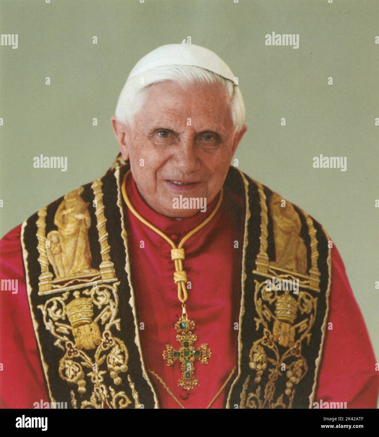 Pape Benoît XVI Joseph Aloisius Ratzinger, Cité du Vatican 2005 Banque D'Images