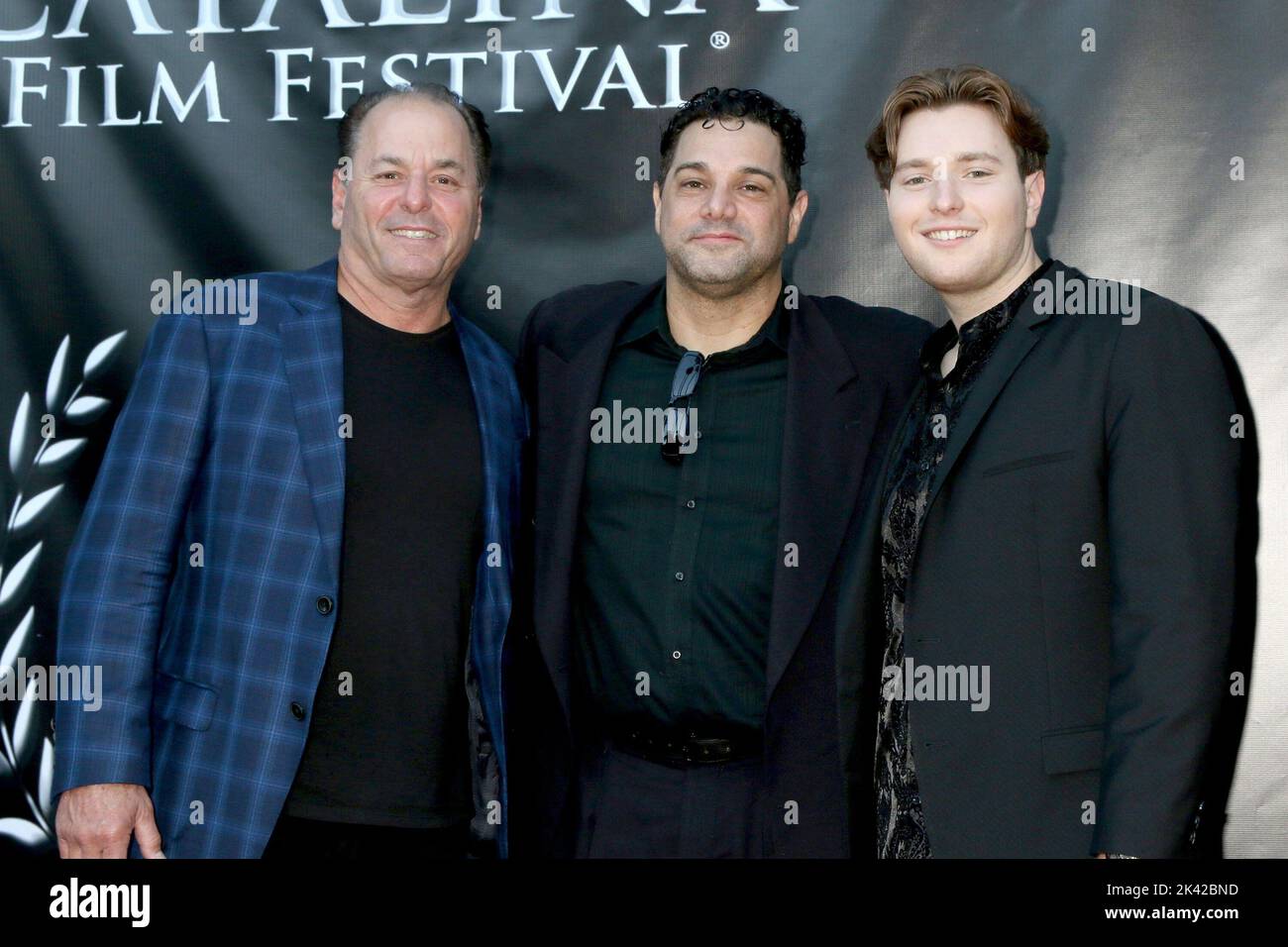 Jeff Aronson, Ron Truppa, Presley Aronson aux arrivées pour le Festival du film de Catalina 2022 - VEN, , île de Santa Catalina, CA 23 septembre 2022. Photo de : Collection Priscilla Grant/Everett Banque D'Images