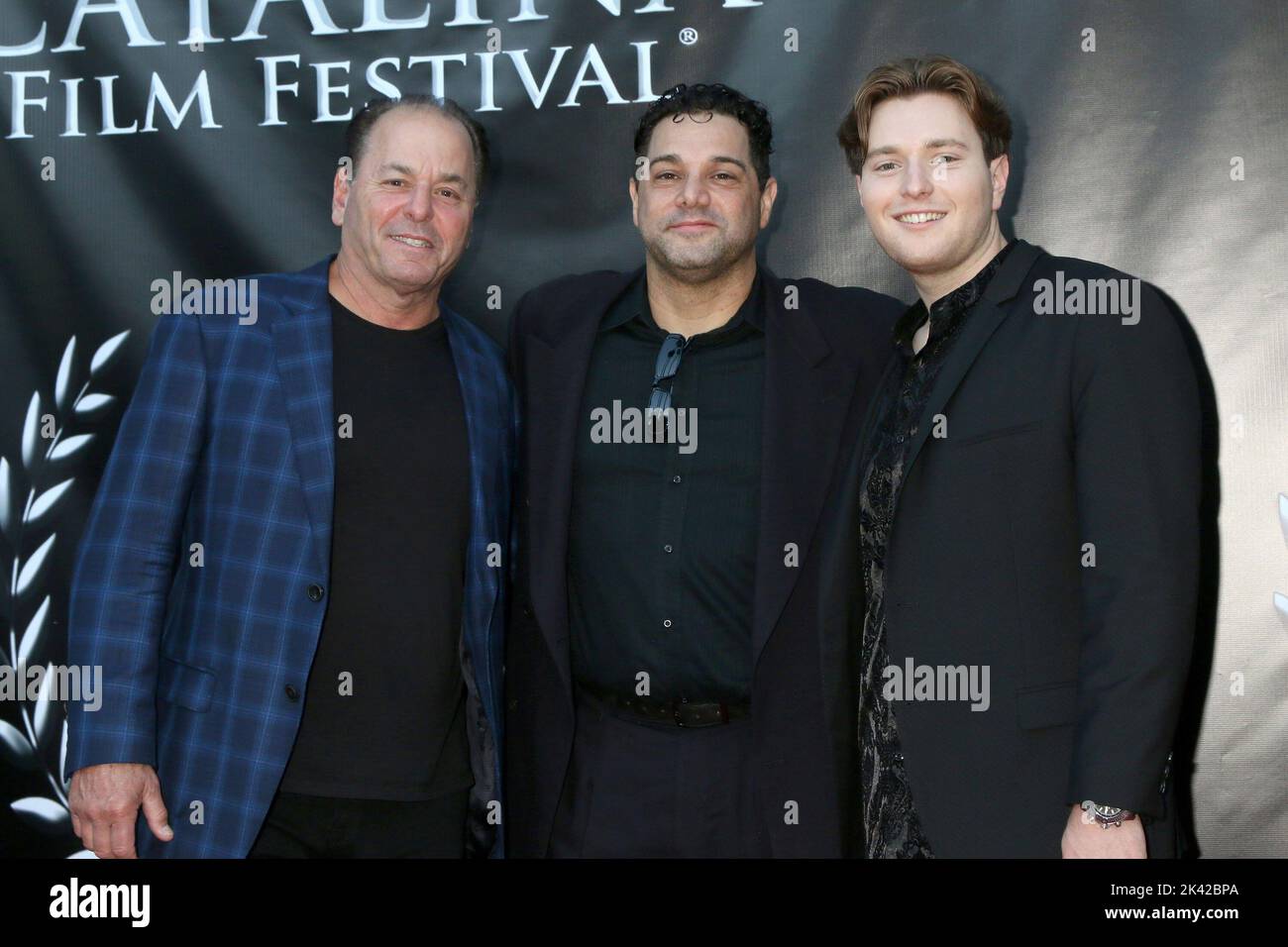 Jeff Aronson, Ron Truppa, Presley Aronson aux arrivées pour le Festival du film de Catalina 2022 - VEN, , île de Santa Catalina, CA 23 septembre 2022. Photo de : Collection Priscilla Grant/Everett Banque D'Images