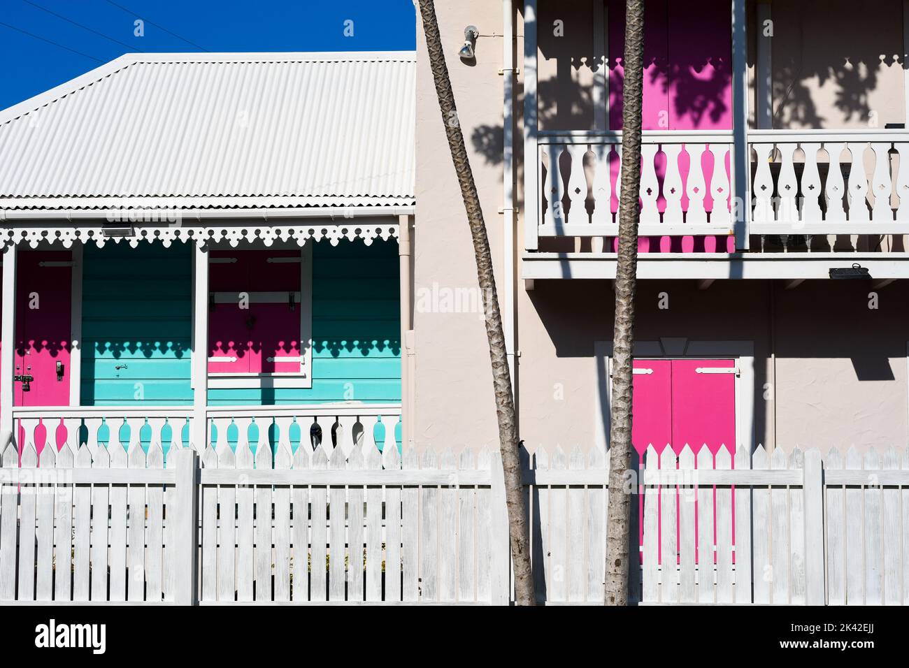 L'architecture des Caraïbes Banque D'Images
