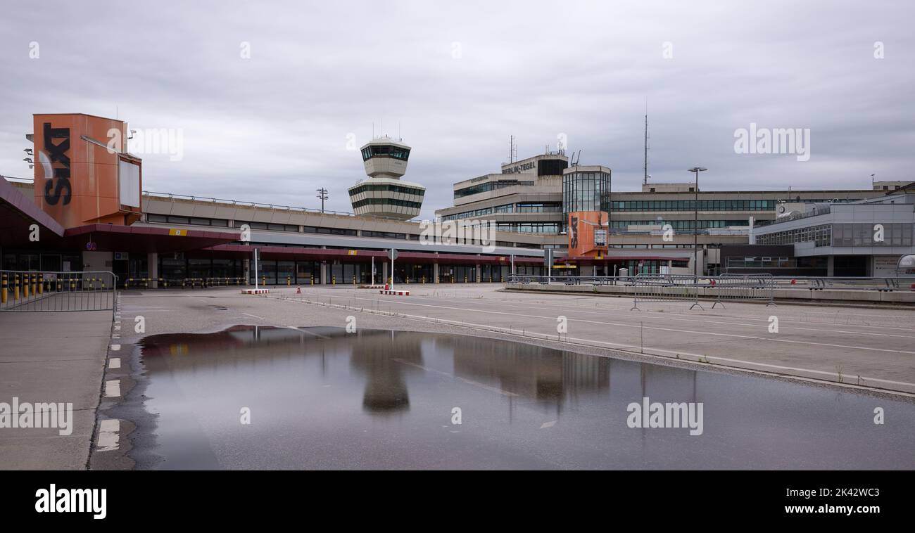 Ancien aéroport TXL Berlin-Tegel Banque D'Images