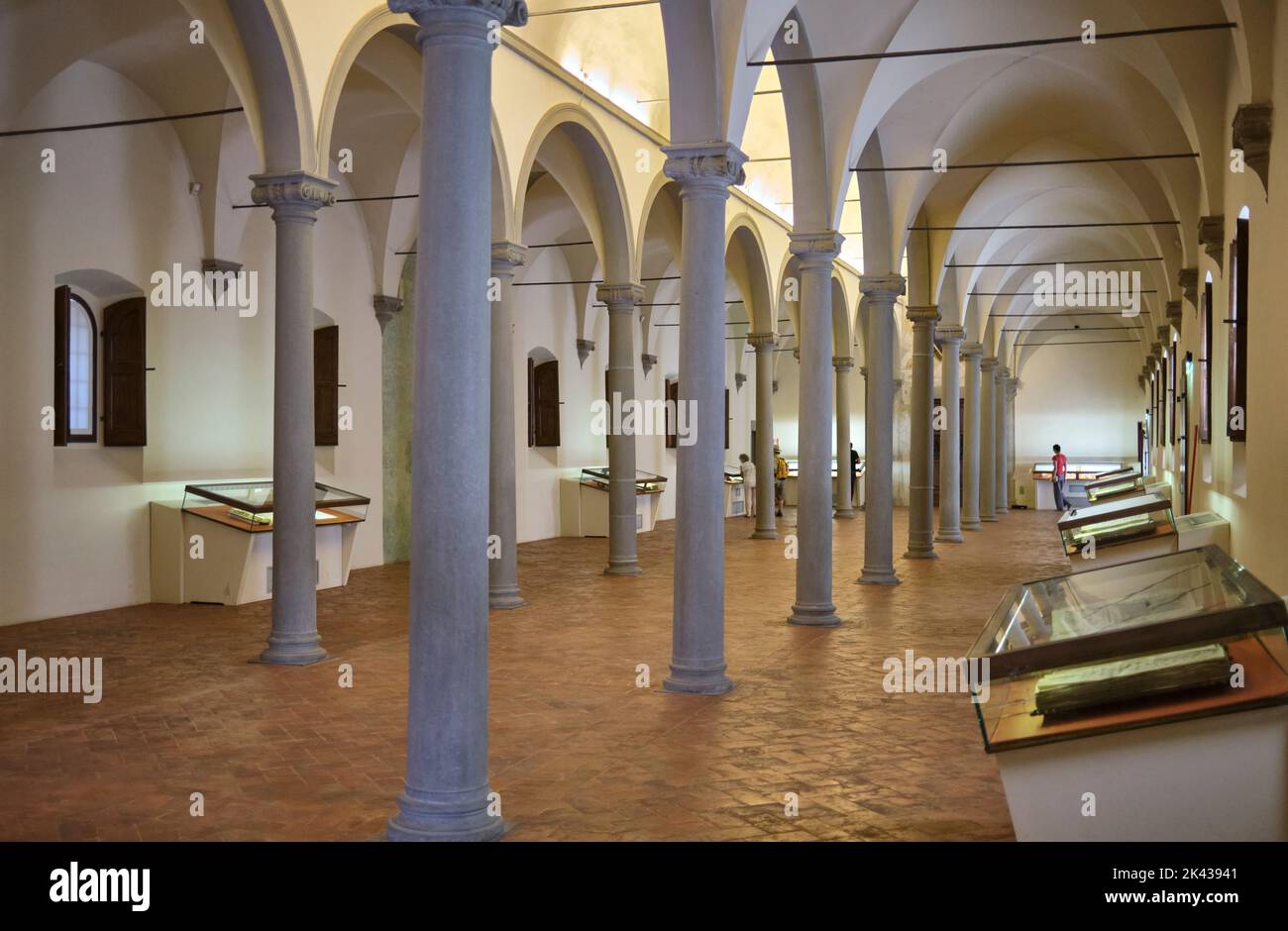 Bibliothèque Biblioteca au Musée San Marco Florence Italie Italie Banque D'Images