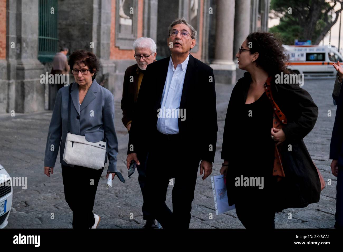 Ferit Orhan Pamuk l'un des plus grands romanciers contemporains de Turquie, prix Nobel de littérature en 2006 à Naples au festival Campania Libri Banque D'Images