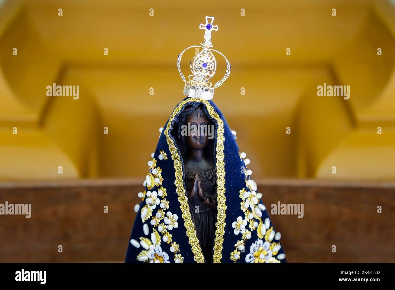 Notre Dame d'Aparecida Statue de l'image - Nossa Senhora Aparecida Banque D'Images