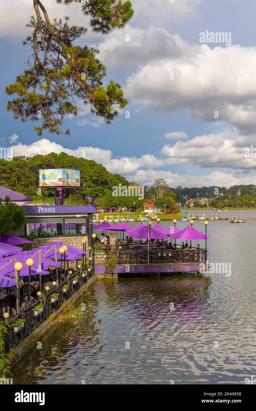 Lac Xuan Huong, Dalat, province de Lam Dong, Vietnam Banque D'Images