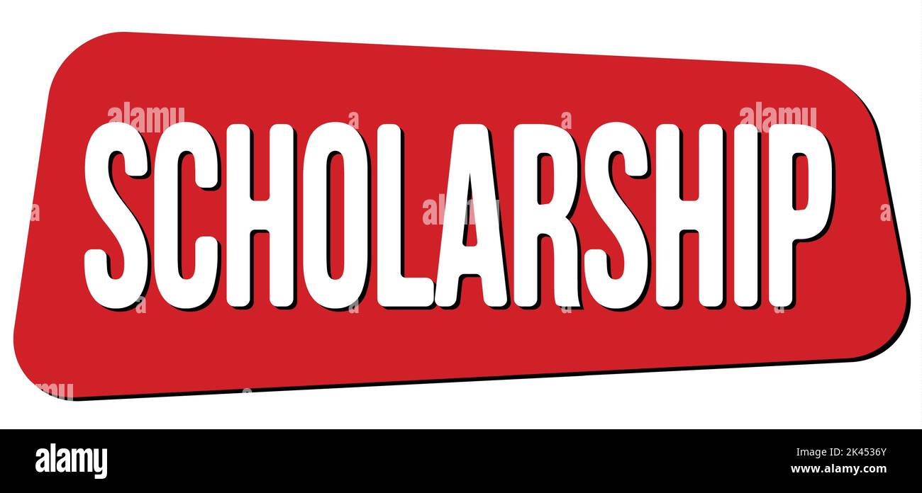 Texte DE LA BOURSE écrit sur le timbre rouge trapèze. Banque D'Images