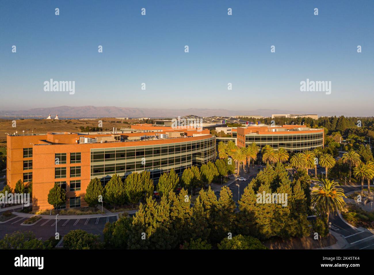 Mountain View, CA, Etats-Unis - 29 août 2022: Siège de Google dans le campus principal de Googleplex dans la Silicon Valley Banque D'Images