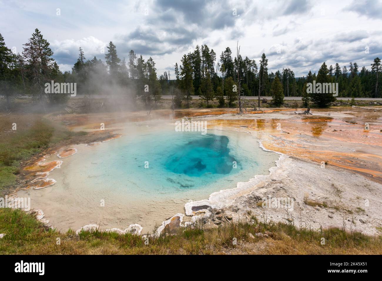 Silex Spring, parc national de Yellowstone, États-Unis Banque D'Images