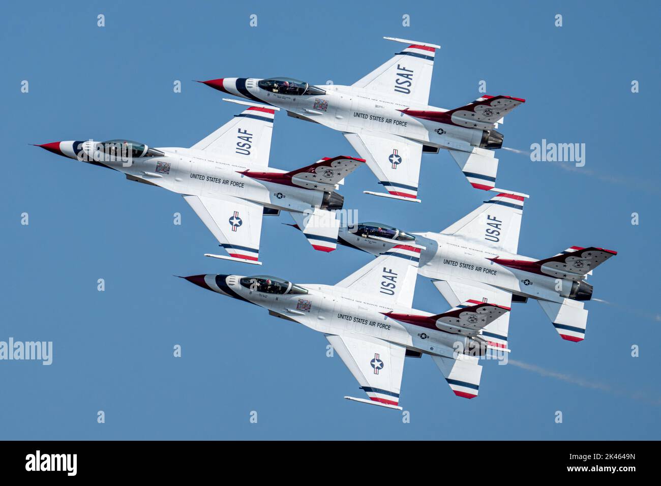 Les Thunderbirds de l'USAF Banque D'Images