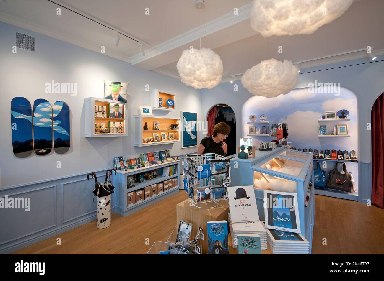 La boutique Magritte, Grand place 6, Bruxelles, Belgique Banque D'Images