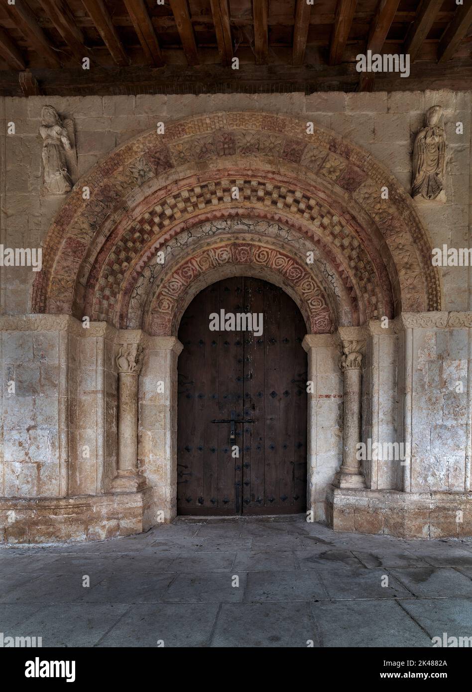 Eglise notre-Dame de Las Vegas, Santiluce de Pedraza, province de Segovia, Castilla y León, Espagne Banque D'Images
