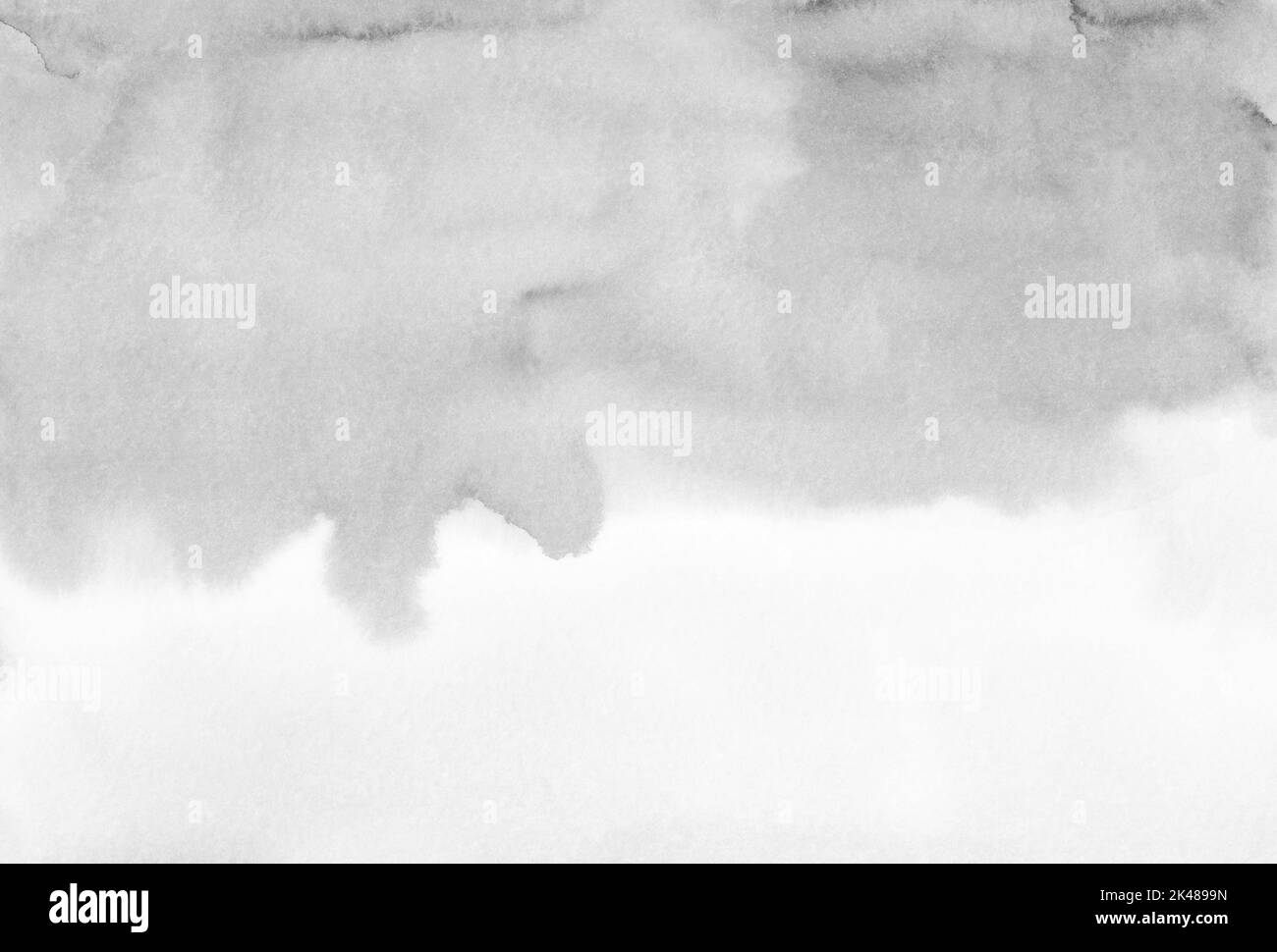 Aquarelle fond ombré gris clair et blanc. Texture douce monochrome. Banque D'Images