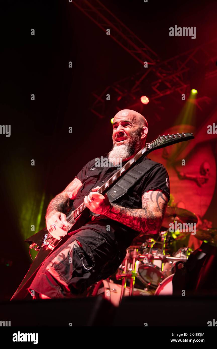 Glasgow, Royaume-Uni. 30th septembre 2022. Anthrax - O2 Academy Glasgow 30th septembre 2022 crédit : Glasgow Green à l'heure d'hiver/Alamy Live News Banque D'Images