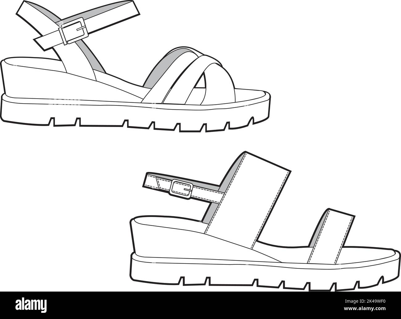 Une esquisse de chaussure sur un fond blanc Illustration de Vecteur