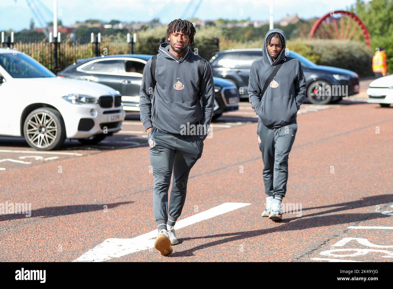 Lors du match de championnat Sky Bet Sunderland vs Preston North End au stade de Light, Sunderland, Royaume-Uni. 1st octobre 2022. (Photo de Dan Cooke/News Images) à Sunderland, Royaume-Uni, le 10/1/2022. (Photo de Dan Cooke/News Images/Sipa USA) crédit: SIPA USA/Alay Live News Banque D'Images