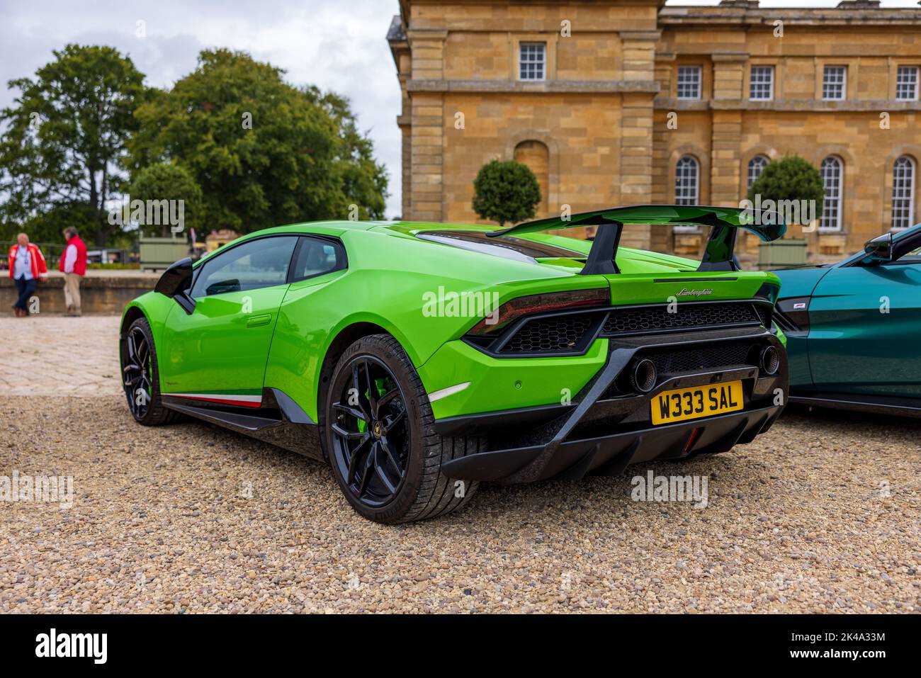 2018 Lamborghini Huracan LP 640-4 Performante, exposé à la Grande Cour du Palais de Blenheim le 4th septembre 2022 Banque D'Images