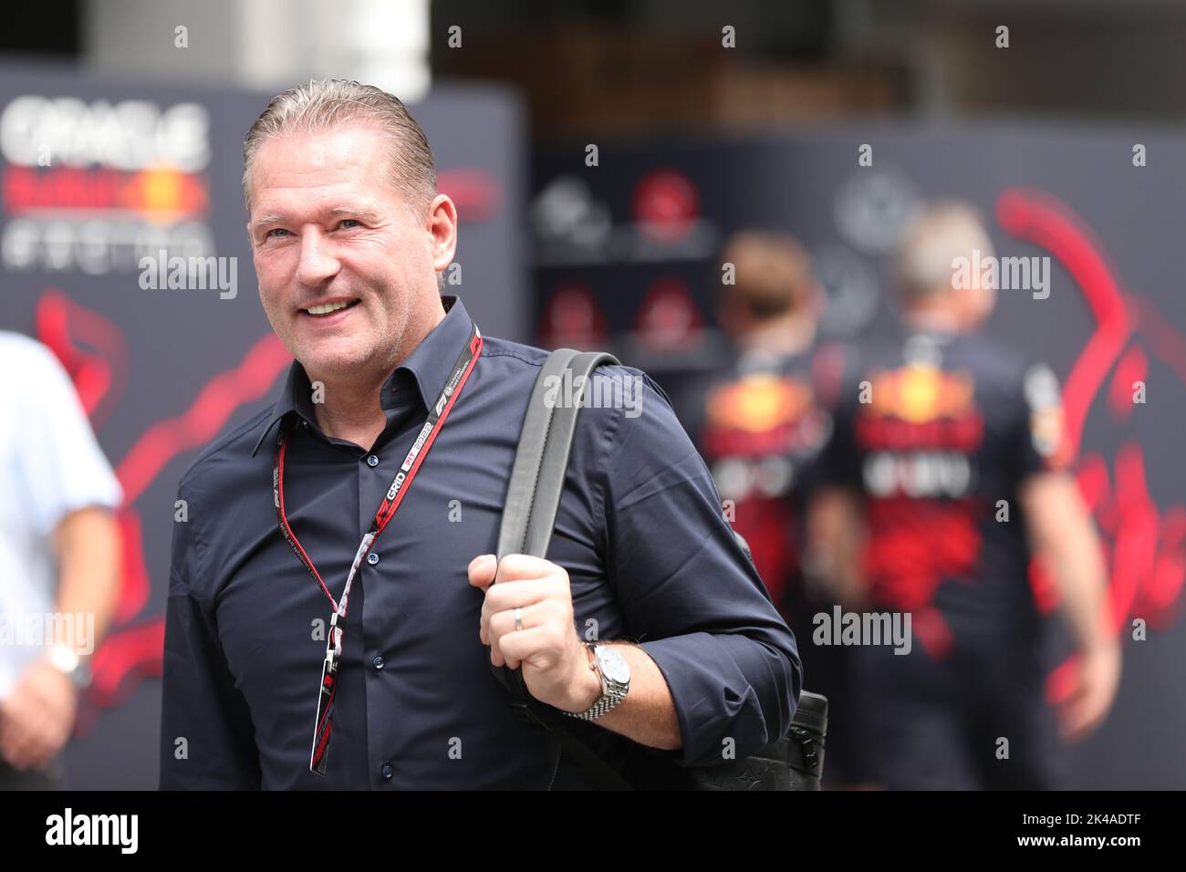 Singapour. 1 octobre 2022 ; Marina Bay, Singapour, Singapour FIA Formule 1 Grand Prix: Journée de qualification: Oracle Red Bull Racing, Jos Verstappen crédit: Action plus Sports Images/Alamy Live News Banque D'Images