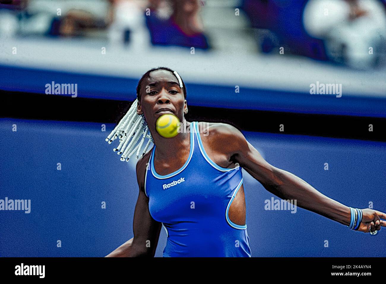 (Venus Williams USA) en compétition à l'Open de tennis américain de 1999 Banque D'Images