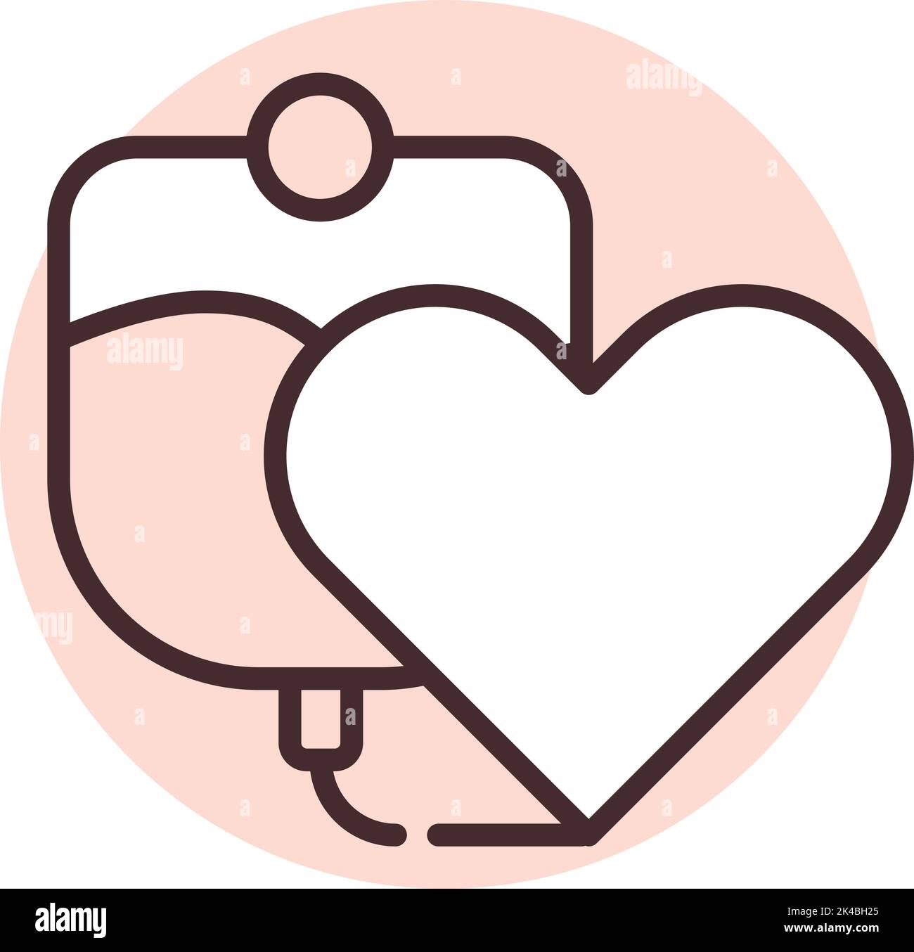 Dons de sang et dons de charité, illustration, vecteur sur fond blanc. Illustration de Vecteur