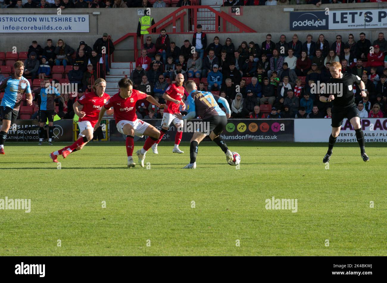 Swindon Town / Northampton Town, au County Ground Swindon. Un jeu à la maison pour Swindon malgré la perte de 2,1. (Terry Scott/SPP) crédit : SPP Sport Press photo. /Alamy Live News Banque D'Images