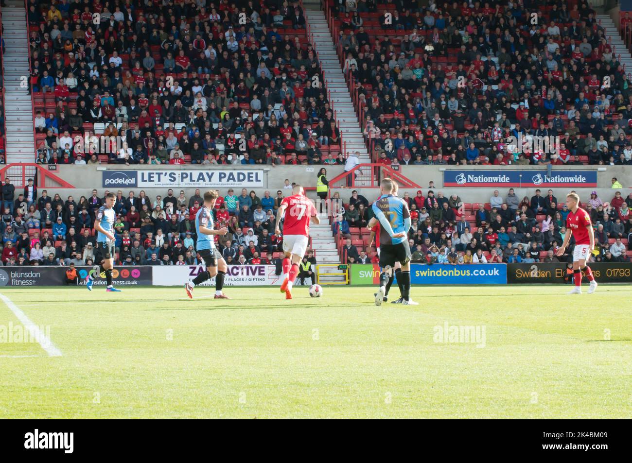 Swindon Town / Northampton Town, au County Ground Swindon. Un jeu à la maison pour Swindon malgré la perte de 2,1. (Terry Scott/SPP) crédit : SPP Sport Press photo. /Alamy Live News Banque D'Images