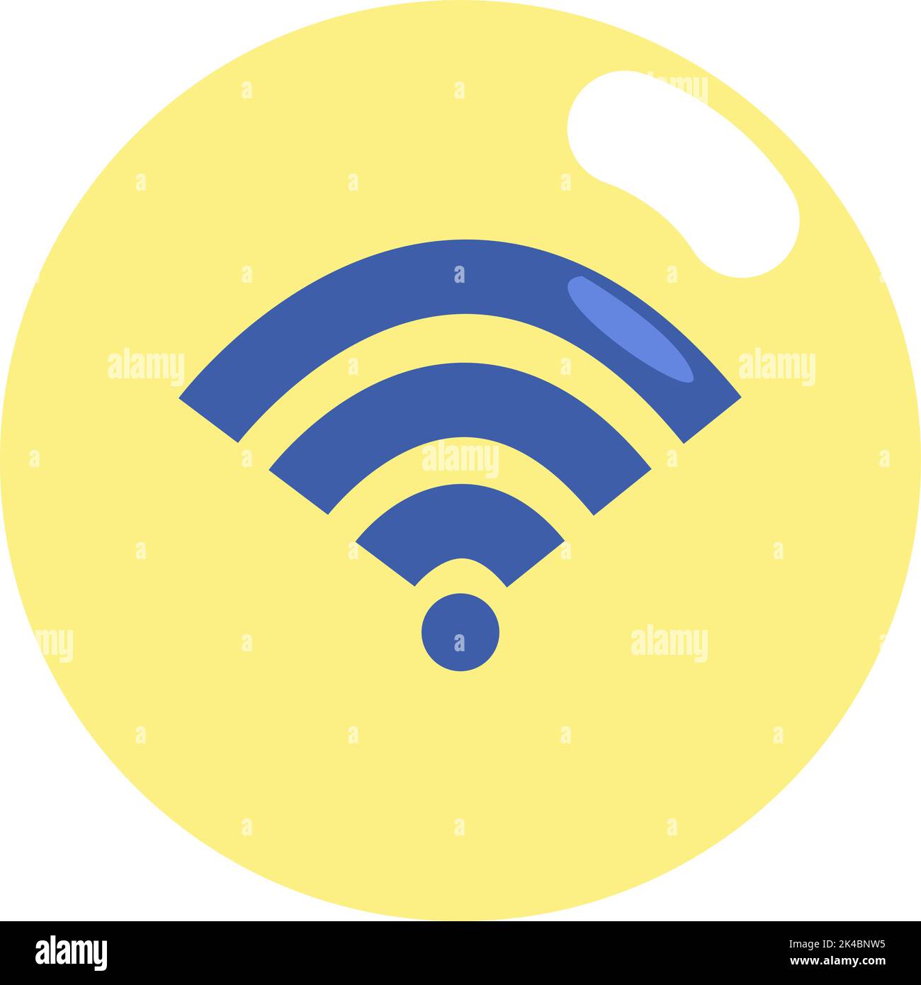 WiFi hôtel, illustration, vecteur sur fond blanc. Illustration de Vecteur