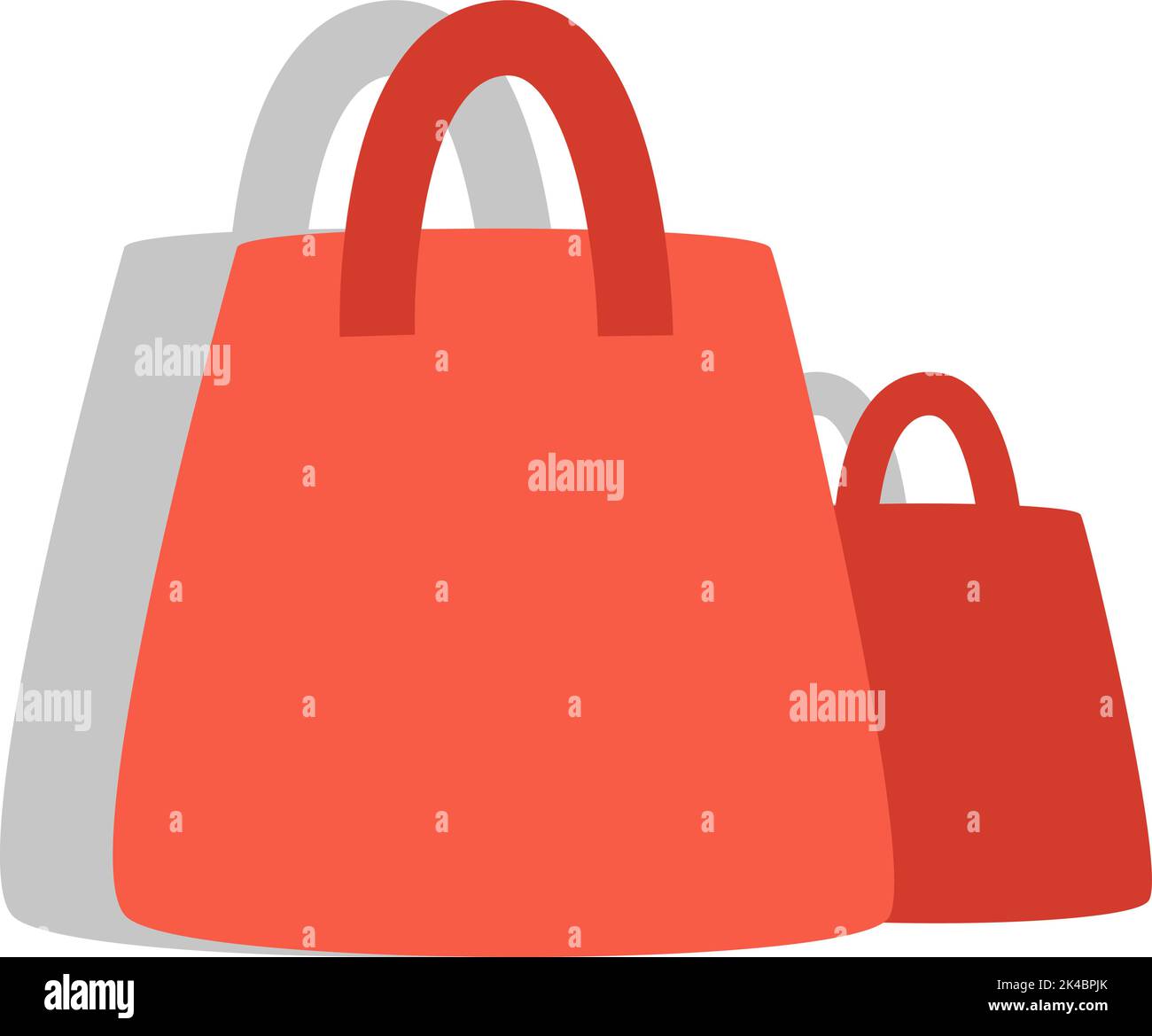 Sacs à provisions, illustration, vecteur sur fond blanc. Illustration de Vecteur