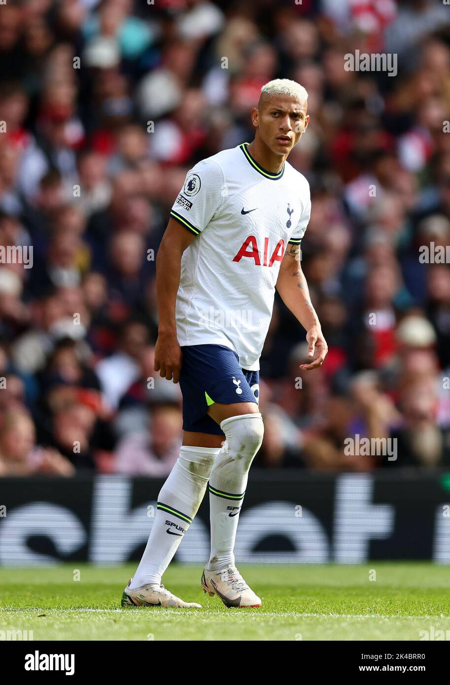 Londres, Royaume-Uni. 1st octobre 2022. Richarlison de Tottenham pendant le match de la Premier League au stade Emirates, Londres. Le crédit photo devrait se lire: David Klein/Sportimage crédit: Sportimage/Alay Live News Banque D'Images