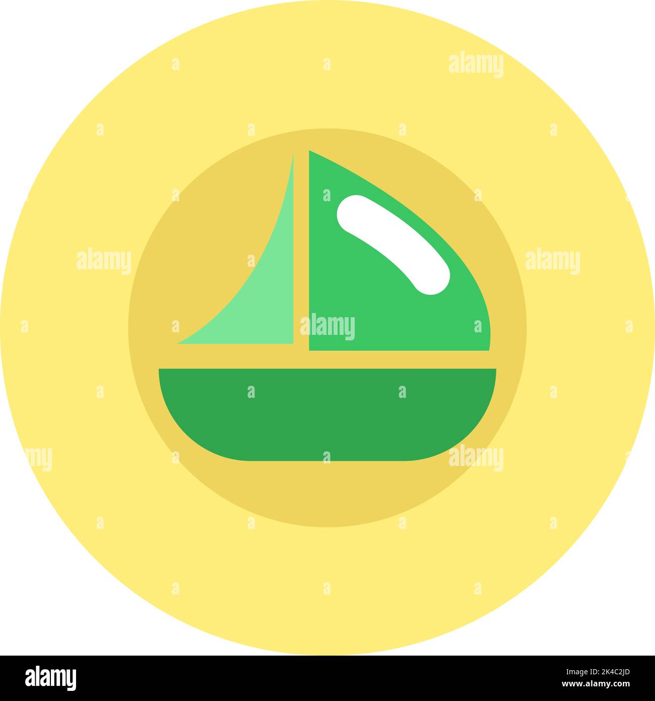 Bateau de voyage, illustration, vecteur sur fond blanc. Illustration de Vecteur