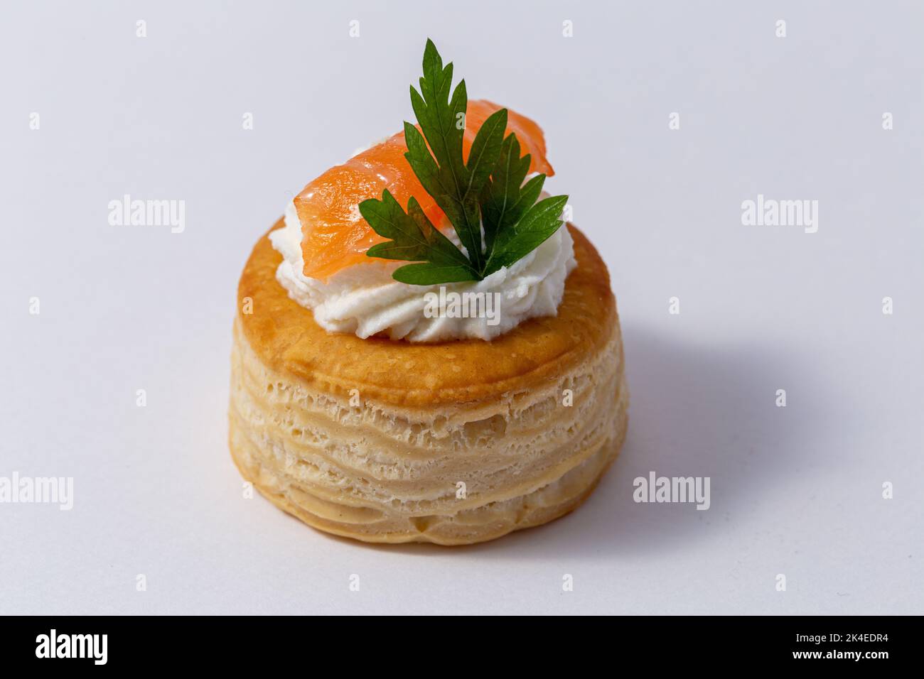 Ensemble de bouchée à la Reine appelé aussi généralement vol au vent Banque D'Images Ensemble de bouchée à la Reine appelé aussi généralement vol au vent Banque D'Images