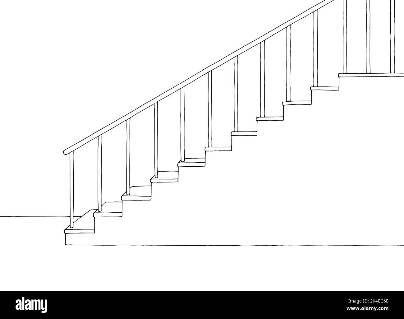 Image de pièce vide noir blanc dessin d'intérieur vecteur d'illustration Illustration de Vecteur