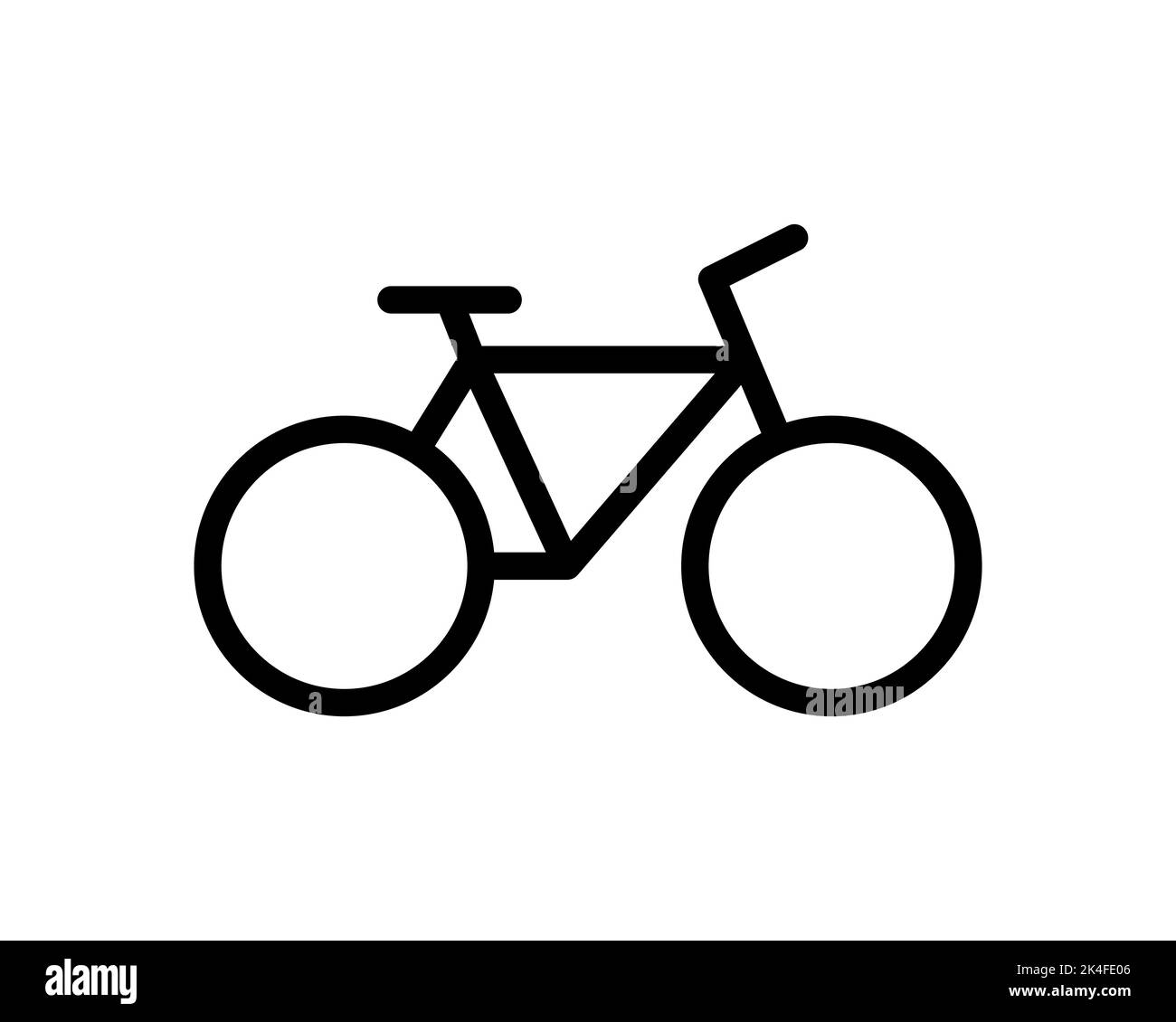 Illustration de la conception de symbole vectoriel d'icône de vélo de course Illustration de Vecteur