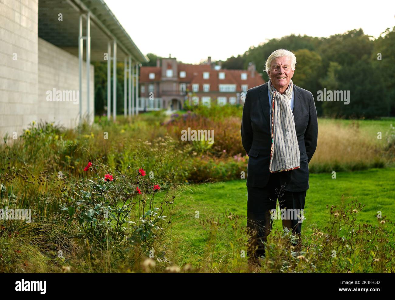 2022-10-02 17:21:56 WASSENAAR - Portrait de l'architecte de paysage Piet Oudolf dans le Musée Voorlinden. ANP PHIL NIJHUIS pays-bas - belgique Banque D'Images