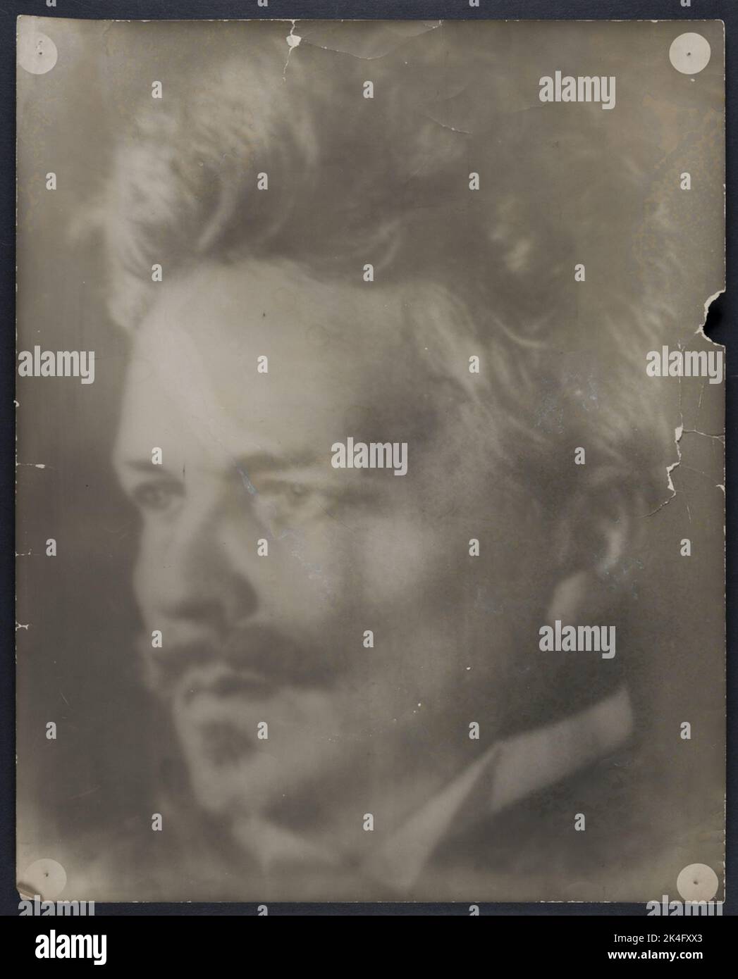 Août Strindberg, auteur (1849-1912), autoportrait. 1906-07. Pays nordiques Banque D'Images