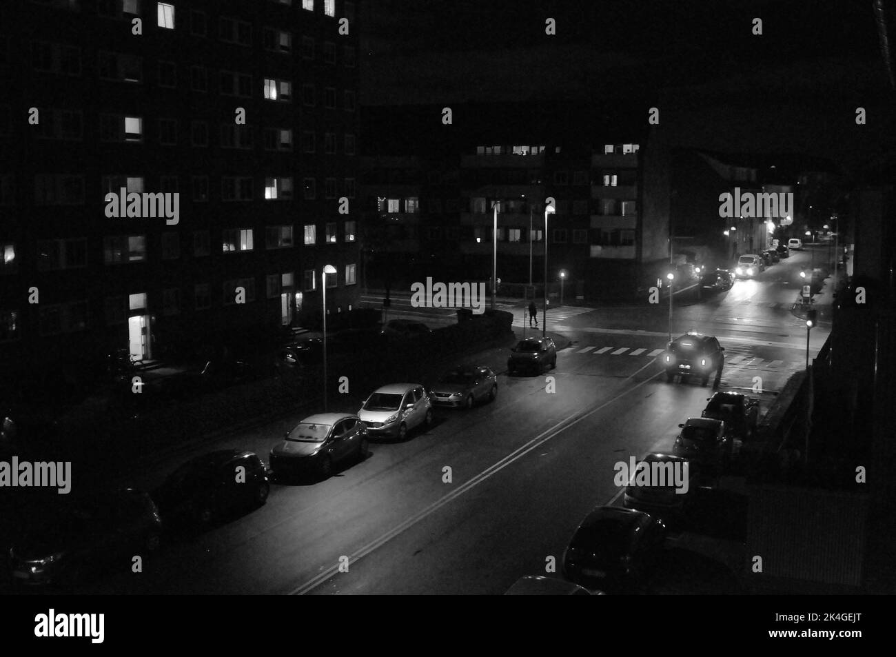 Kastrup/Copenhagen/Denmark/01 octobre 2022/certains comtés danois fermera l'éclairage de la rue de 10.pm jusqu'à 05.am en raison du prix élevé de l'énergie et de l'électricité . (Photo. Francis Joseph Dean/Dean photos. Banque D'Images