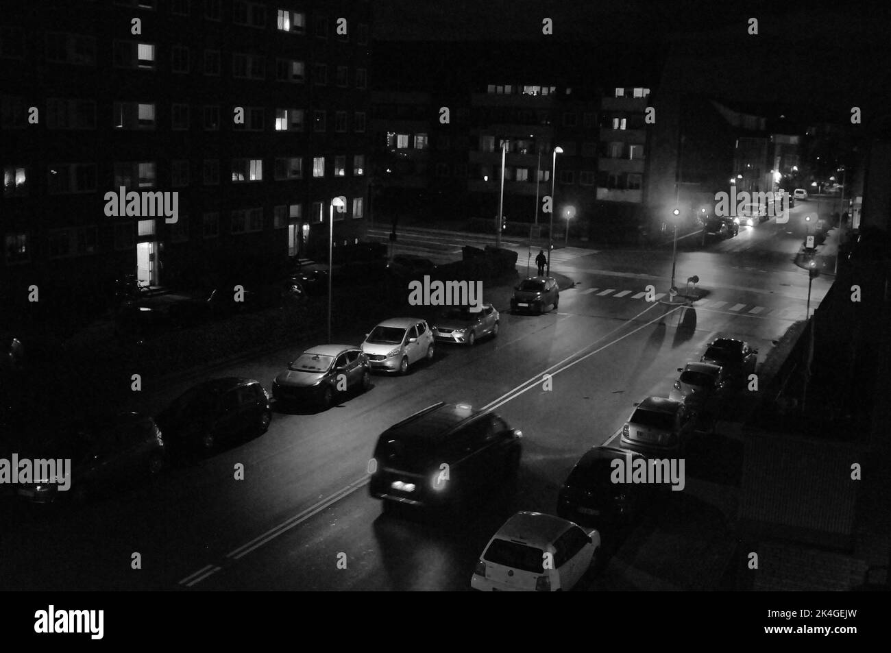Kastrup/Copenhagen/Denmark/01 octobre 2022/certains comtés danois fermera l'éclairage de la rue de 10.pm jusqu'à 05.am en raison du prix élevé de l'énergie et de l'électricité . (Photo. Francis Joseph Dean/Dean photos. Banque D'Images