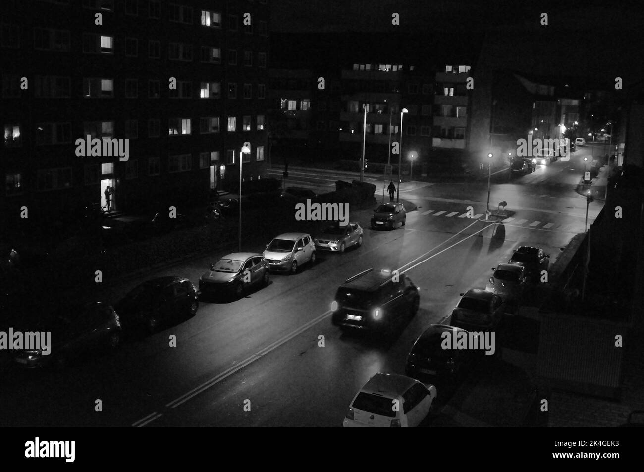 Kastrup/Copenhagen/Denmark/01 octobre 2022/certains comtés danois fermera l'éclairage de la rue de 10.pm jusqu'à 05.am en raison du prix élevé de l'énergie et de l'électricité . (Photo. Francis Joseph Dean/Dean photos. Banque D'Images