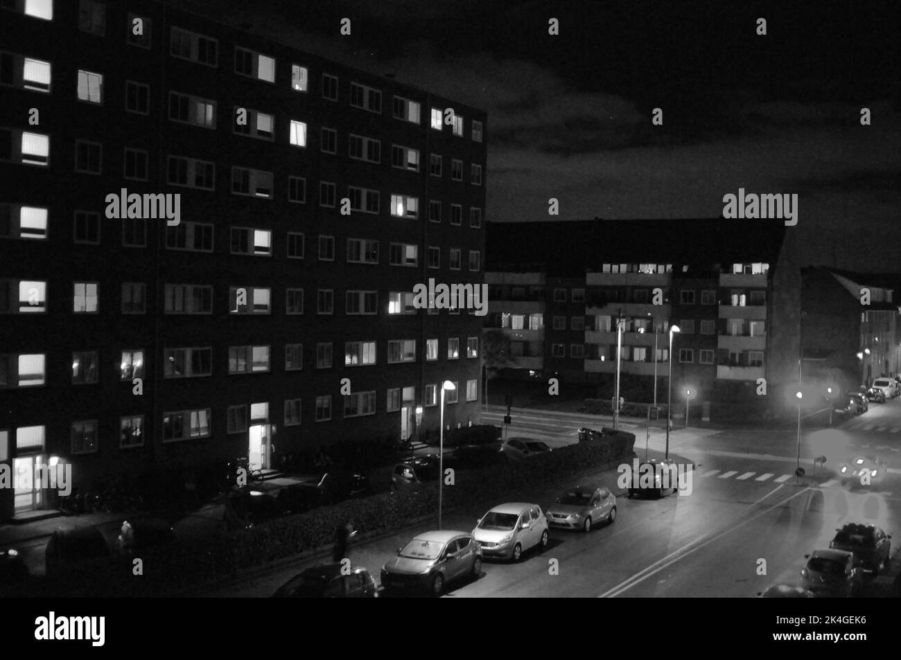 Kastrup/Copenhagen/Denmark/01 octobre 2022/certains comtés danois fermera l'éclairage de la rue de 10.pm jusqu'à 05.am en raison du prix élevé de l'énergie et de l'électricité . (Photo. Francis Joseph Dean/Dean photos. Banque D'Images