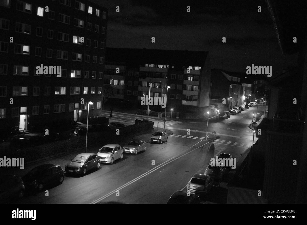 Kastrup/Copenhagen/Denmark/01 octobre 2022/certains comtés danois fermera l'éclairage de la rue de 10.pm jusqu'à 05.am en raison du prix élevé de l'énergie et de l'électricité . (Photo. Francis Joseph Dean/Dean photos. Banque D'Images