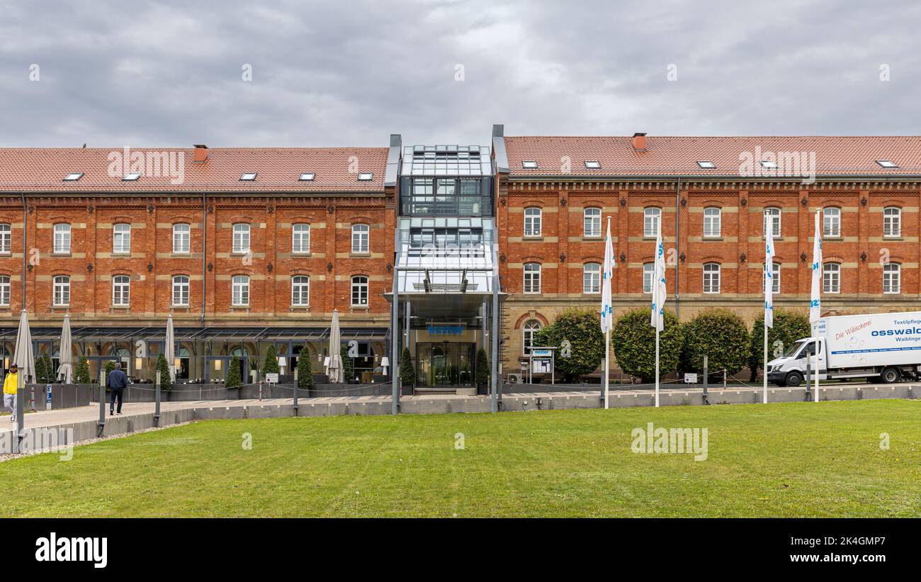 Bâtiment historique de caserne allemande transformé en hôtel Banque D'Images