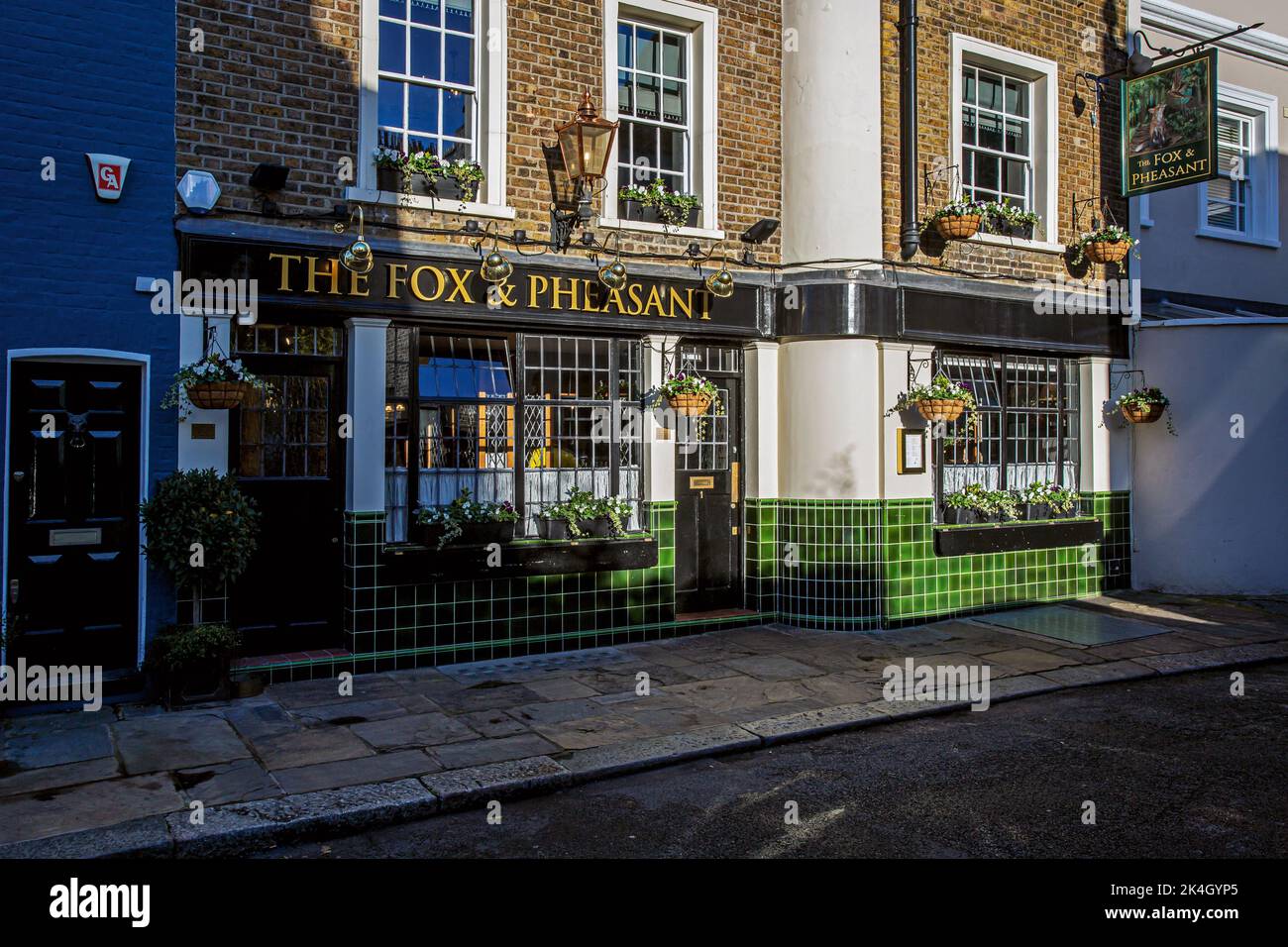 Le pub Fox & Pheasant à Londres, en Angleterre Banque D'Images