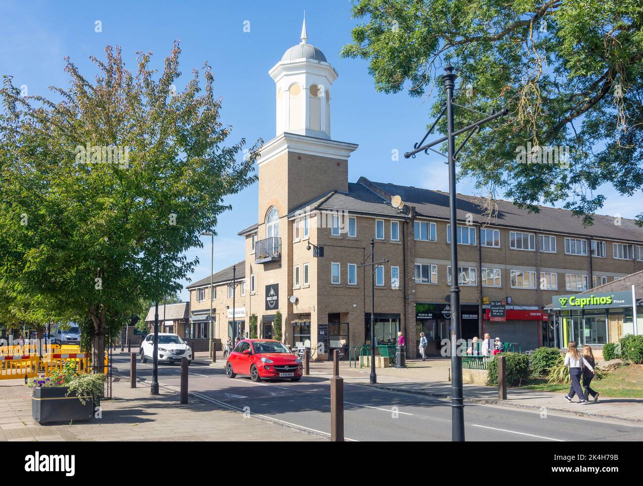 The Tower Center, Alvescot Road, Carterton, Oxfordshire, Angleterre, Royaume-Uni Banque D'Images