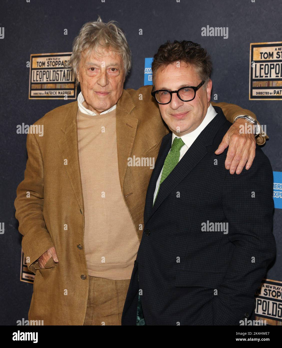 New York, NY, États-Unis. 2nd octobre 2022. Tom Stoppard, Patrick Marber en présence de LEOPOLDSTADT Opening Night on Broadway, Longacre Theatre, suivi de Bryant Park Grill, New York, NY 2 octobre 2022. Crédit : CJ Rivera/Everett Collection/Alay Live News Banque D'Images